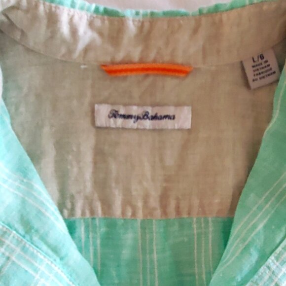 Tommy Bahama Linen Men's Large Long Sleeve Shirt - Picture 3 of 5